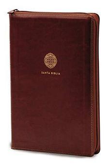 Image of RVR60 Santa Biblia Letra Supergigante, Leathersoft, Café c/Cierre
