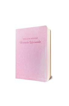 Biblia de Estudio Herencia Reformada - Simil piel (Rosado)