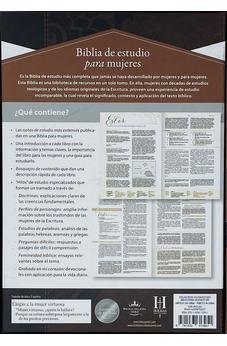 Image of RVR 1960 Biblia De Estudio Para Mujeres, Cafe Simil Piel