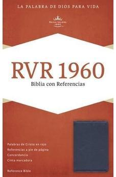 RVR 1960 BIBLIA CON REFERENCIAS AZUL ZAFIRO IMITACIÓN PIEL