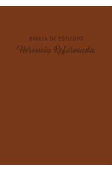 Biblia de Estudio Herencia Reformada - Simil piel (café)