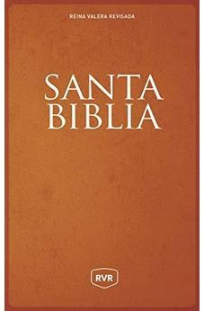 SANTA BIBLIA REINA VALERA REVISADA RVR, LETRA GRANDE, TAMAÑO MANUAL, LETRA ROJA, RÚSTICA