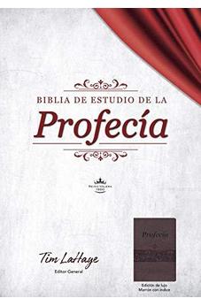 Biblia de estudio de la profecía: Marrón con índice