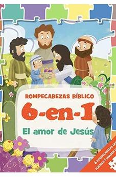 6 En 1 Biblia De Niños: El Amor De Jesús  (Rompecabezas Bíblico)