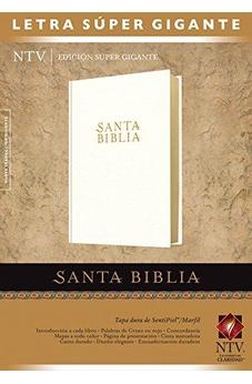 Santa Biblia NTV, Edición súper gigante (Letra Roja, SentiPiel, Marfil, Índice)