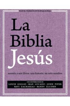 Biblia Jesús NVI, Tapa Dura, Tela Lavanda