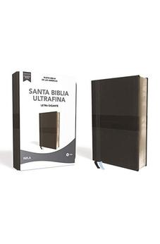 NBLA SANTA BIBLIA ULTRAFINA, LETRA GIGANTE, LEATHERSOFT, NEGRO, EDICIÓN LETRA ROJA