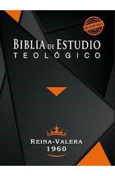 Biblia de Estudio Teológico Reina Valera 1960 Piel Fabricada Negro con Indice