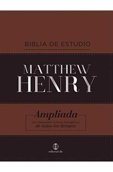 RVR Biblia de Estudio Matthew Henry, Leathersoft, Clásica