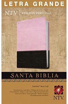 Santa Biblia NTV, Edición personal, letra grande, DuoTono (Letra Roja, SentiPiel, Rosa/Café)