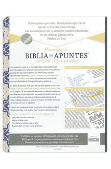 Image of RVR 1960 Biblia De Apuntes, Piel Fabricada Y Mosaico Crema Y 9781535902199