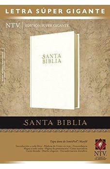 Santa Biblia NTV, Edición súper gigante (Letra Roja, SentiPiel, Marfil)