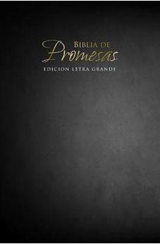 Biblia De Promesas/Letra Grande/Rústica/Negro