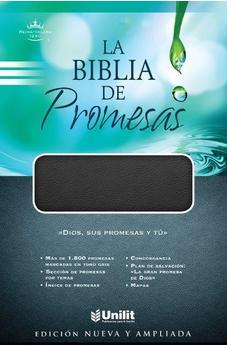 RVR 1960 La Biblia de Promesas, con Concordancia, piel especial negro