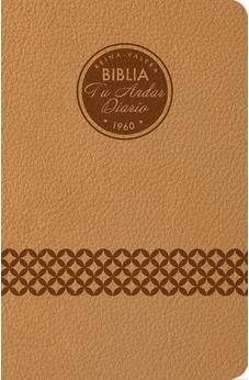 RVR 1960 Biblia Tu Andar Diario, Piel Espiecial Almendra