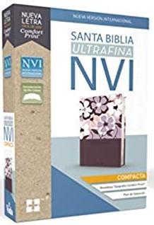 Biblia NVI Ultrafina Compacta Flores