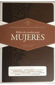 RVR 1960 Biblia De Estudio Para Mujeres, Cafe Simil Piel Con Indice 9781433613968