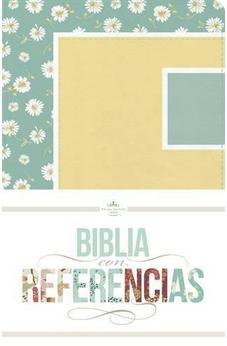 RVR 1960 Biblia Con Referencias Primavera, Margaritas C/Turquesa, Amarillo Simil Piel 9781433616181