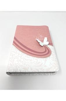 Image of RVR 1960 Biblia Edicion Mis Quince Rosa Y Blanco Simil Piel