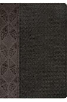 RVR 1960 Biblia Compacta Letra Grande, Geometrico/Twill Gris Simil Piel