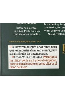 Image of Biblia Peshitta  Biblia Peshitta, Tapa Dura Con Índice 9781433644795