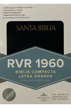 Biblia RVR 1960  Compacta piel negro