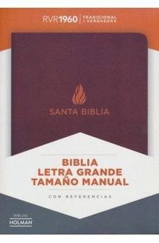 Biblia RVR 1960 Tamano Manual Marrón, Piel Fabricada 9781462791675