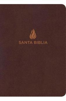 Nvi Biblia Letra Gigante Marron, Piel Fabricada Con Indice