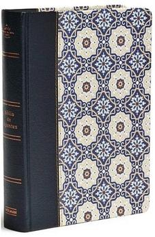 Image of RVR 1960 Biblia De Apuntes, Piel Fabricada Y Mosaico Crema Y 9781535902199