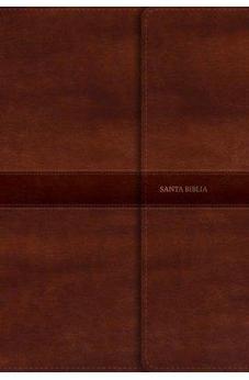 BIBLIA RVR 1960 LETRA GIGANTE MARRÓN, SÍMIL PIEL Y SOLAPA CON IMÁN