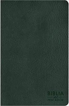 NVI Biblia Del Pescador Letra Grande, Verde Símil Piel