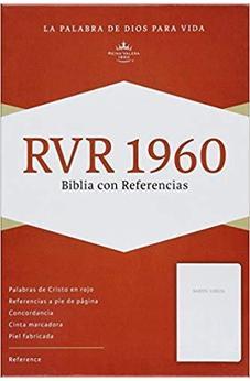 RVR 1960 Ref Bible White Bonded Leather 9781558195370