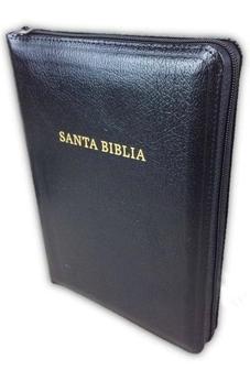 Image of RVR 1960 Biblia Letra Grande Tamano Manual, Negro Piel con indice con cierre