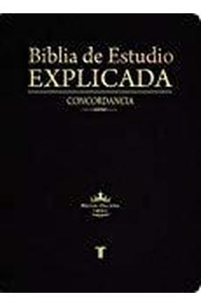 Biblia De Estudio Explicada - RVR 1960 Negro