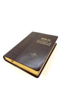 Image of Biblia RVR 1960  De Estudio Hombres De Integridad Piel Marron