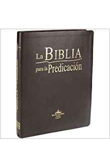 Biblia para la Predicación RVR 1960 Café, Canto Dorado