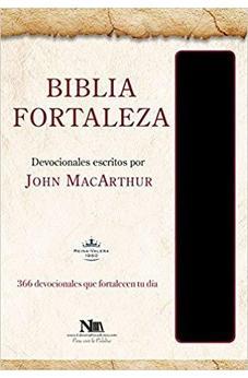 Biblia Fortaleza RVR 1960, Imitacion Piel Negro