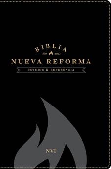 Biblia NVI de Estudio Nueva Reforma-Piel Italiana Negro