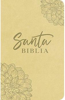 Santa Biblia NTV, Edición ágape, Flor (SentiPiel, Beige)