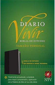 Biblia de estudio del diario vivir NTV, tamaño personal (Letra Roja, SentiPiel, Negro)