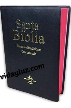 BIBLIA REINA VALERA 1960 NEGRO CON CONCORDANCIA