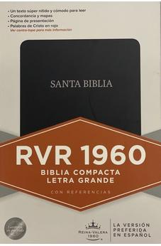 Biblia RVR1960 Compacta Letra Grande Negro