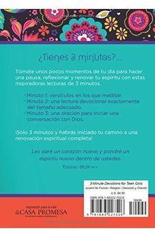 Image of Devocionales de 3 Minutos Para Chicas Adolescentes: 180 lecturas alentadoras