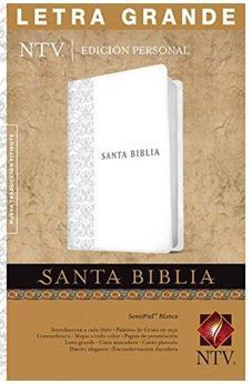 Santa Biblia NTV, Edición personal, letra grande (Letra Roja, SentiPiel, Blanco)